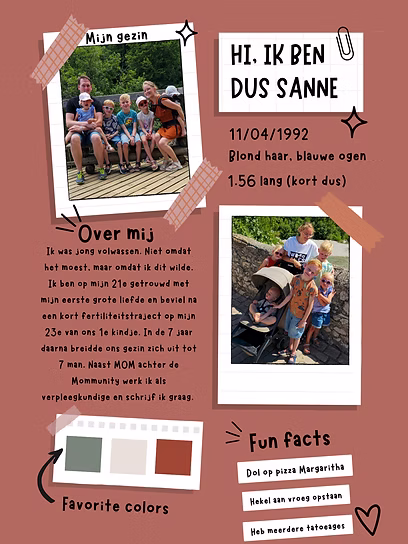 Sanne - Oprichter Mommunity